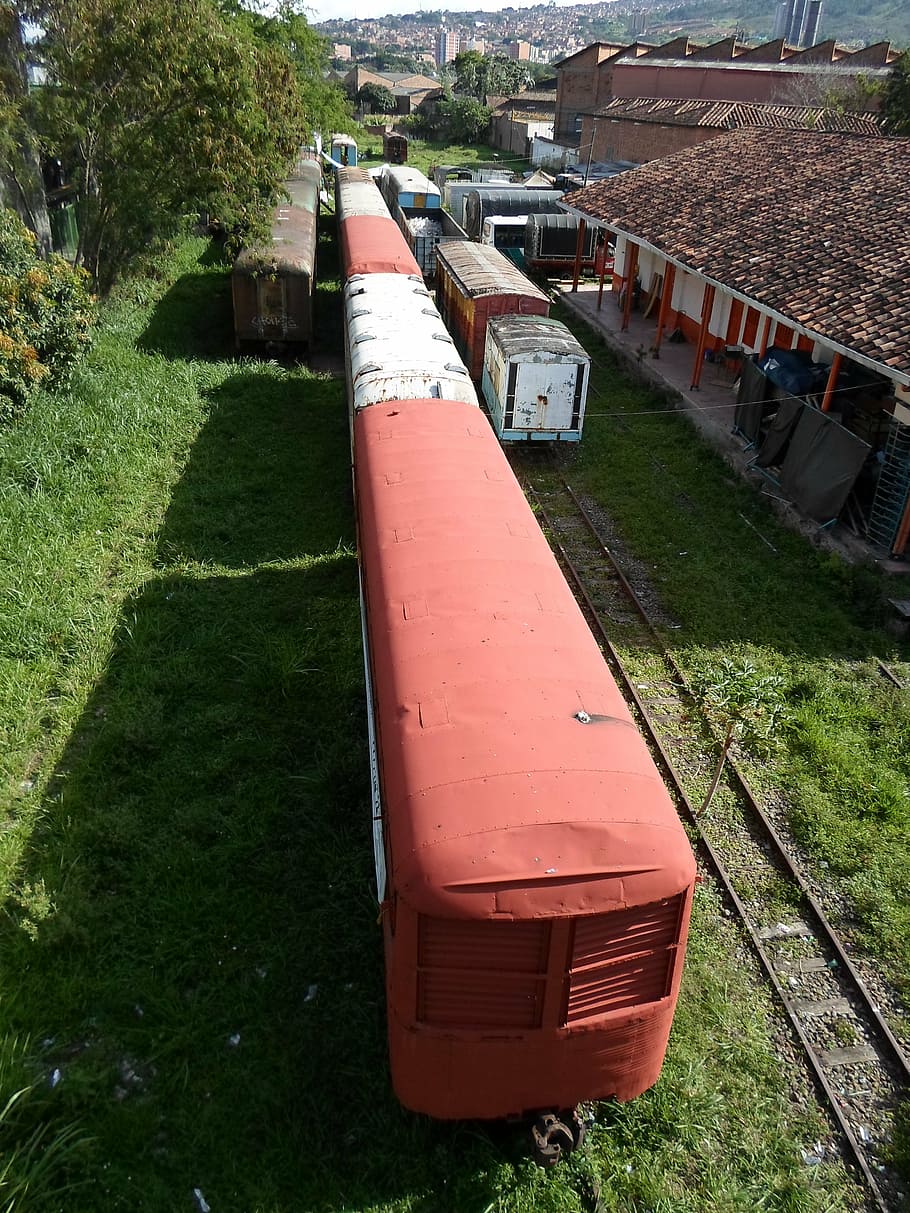 train, railway, via, wagon, travel, old, transport, railway station HD wallpaper