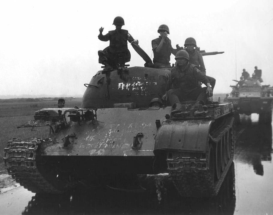 North Vietnamese Type 59 tank captured by South Vietnamese 20th Tank Regiment, HD wallpaper