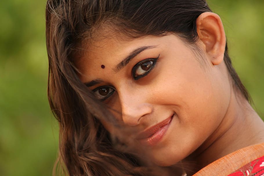 HD wallpaper: woman in red and orange top, model, girl, bengali, women,  outdoors | Wallpaper Flare