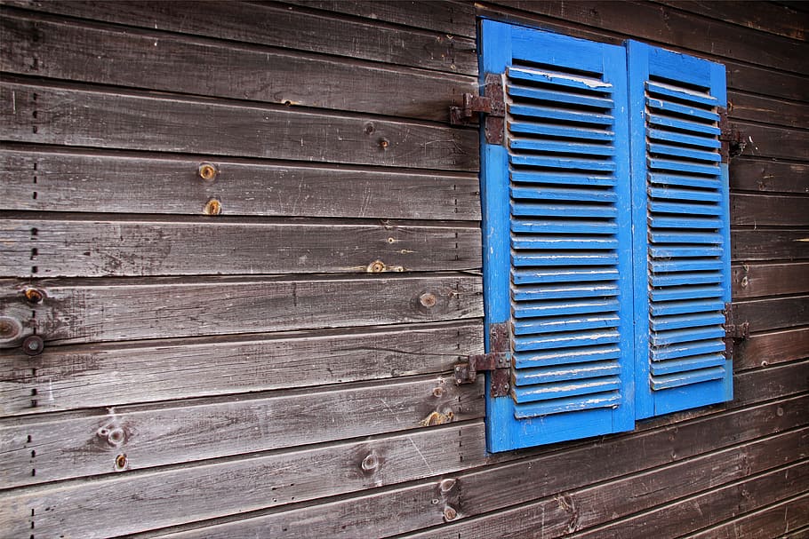 shutter, vacation, still life, wood - material, no people, old HD wallpaper