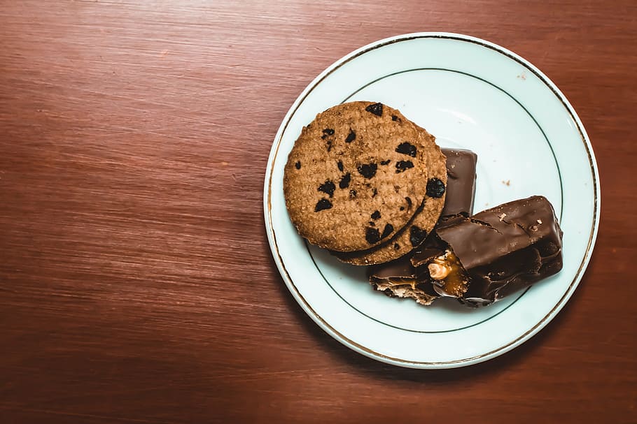 coffee with biscuits, coffee and biscuits, chocolate biscuits HD wallpaper
