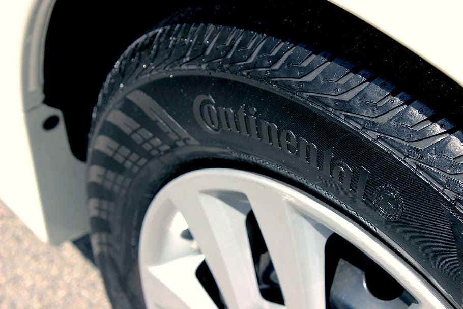 silver wheel and Continental radial tire, car, auto, vehicle HD wallpaper