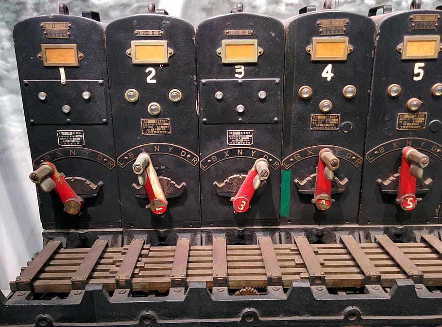 switches, old, vintage, retro, technology, electrical, equipment HD wallpaper