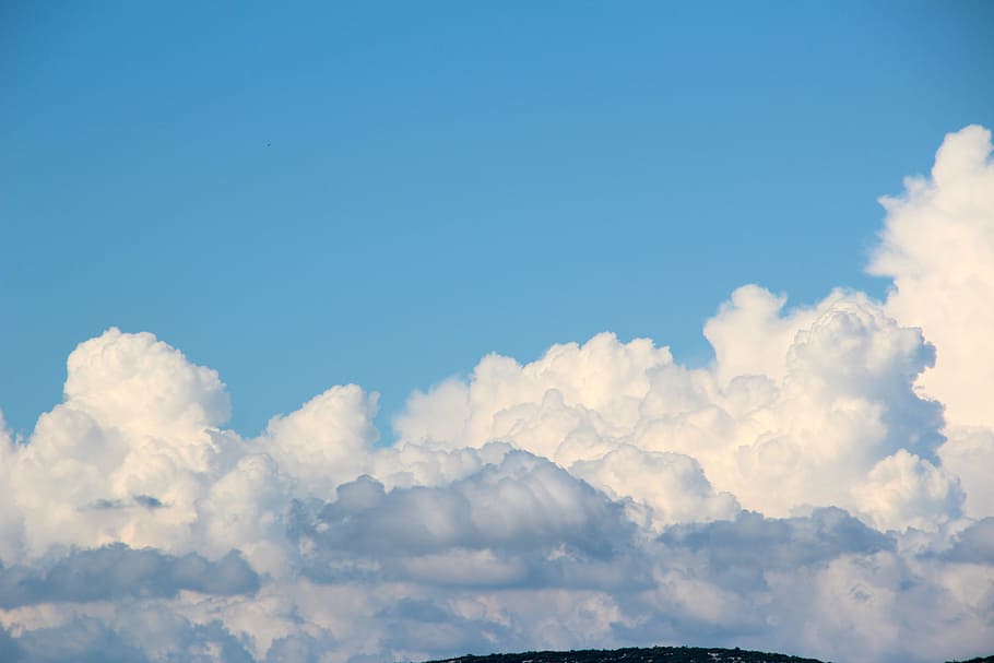 White Clouds, sky, clouds form, nature, blue, beauty in nature HD wallpaper