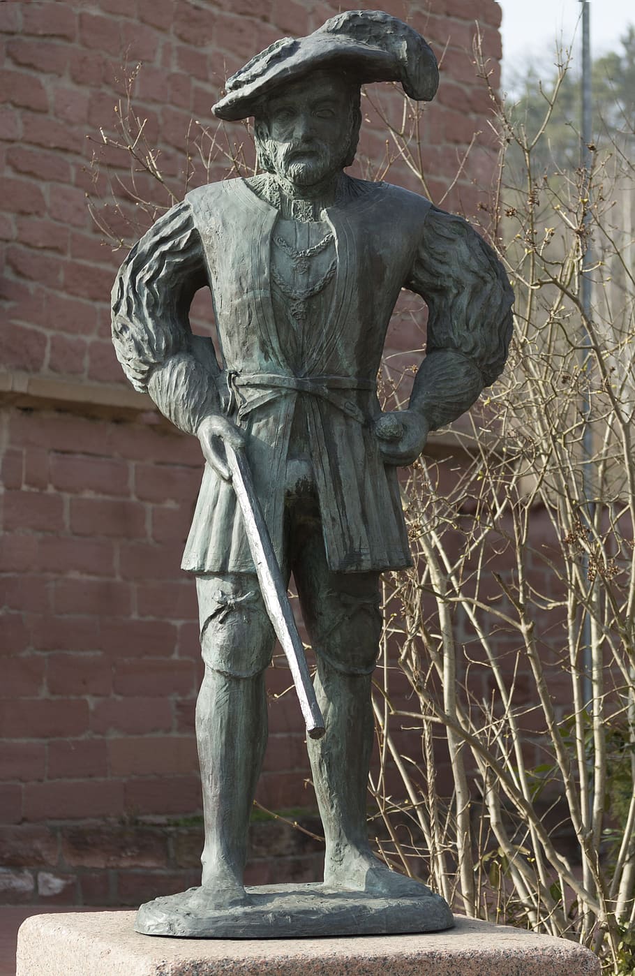 Sculpture, Objects, Casimir, art, count palatine, statue, history HD wallpaper