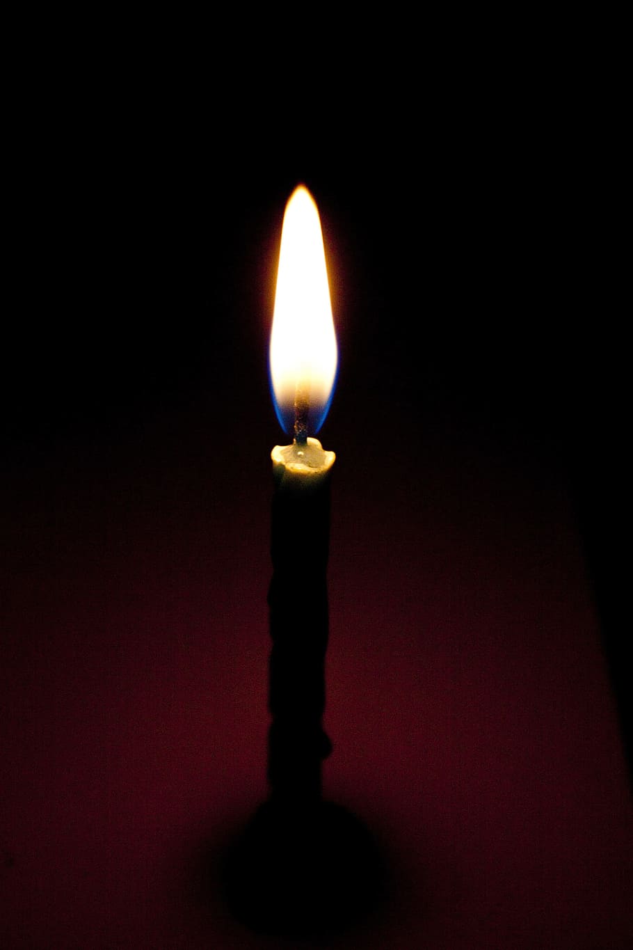 lighted stick candle, Fire, Flame, Burning, candlelight, relaxation HD wallpaper