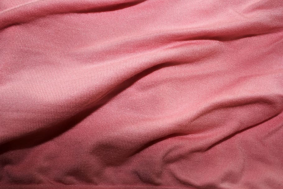 pink textile, cloth, design, fabric, textured, material, backgrounds HD wallpaper