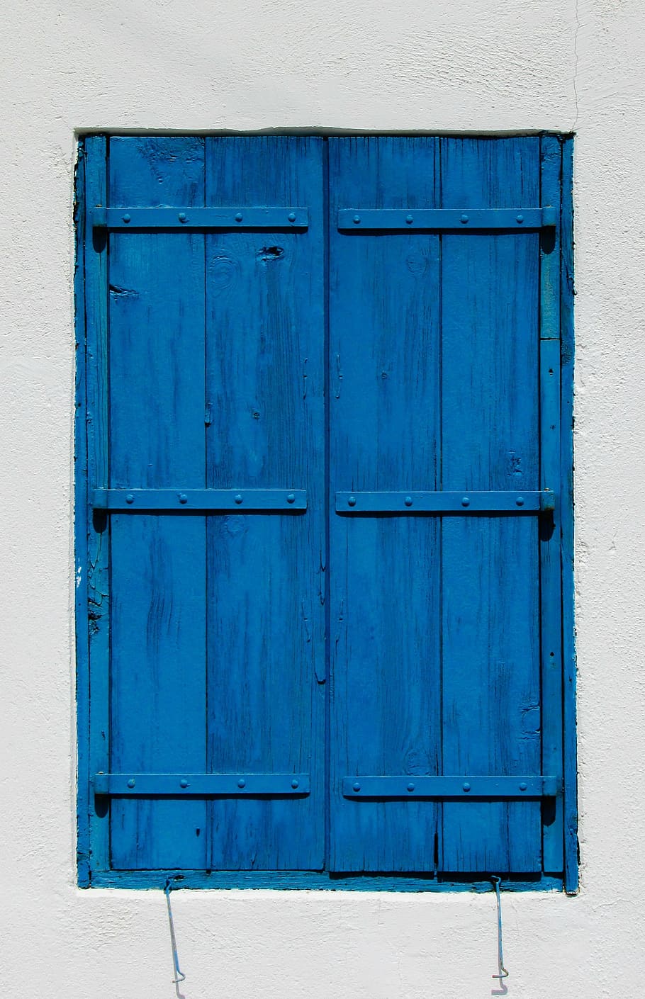 window, wooden, old, blue, village, traditional, architecture HD wallpaper