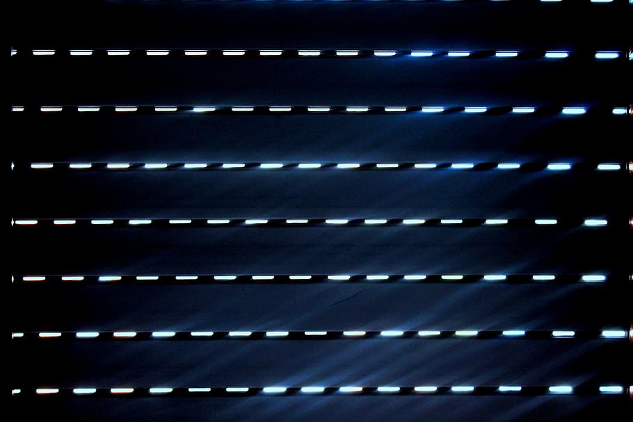 window, roll up door, old window, blue, pattern, illuminated HD wallpaper