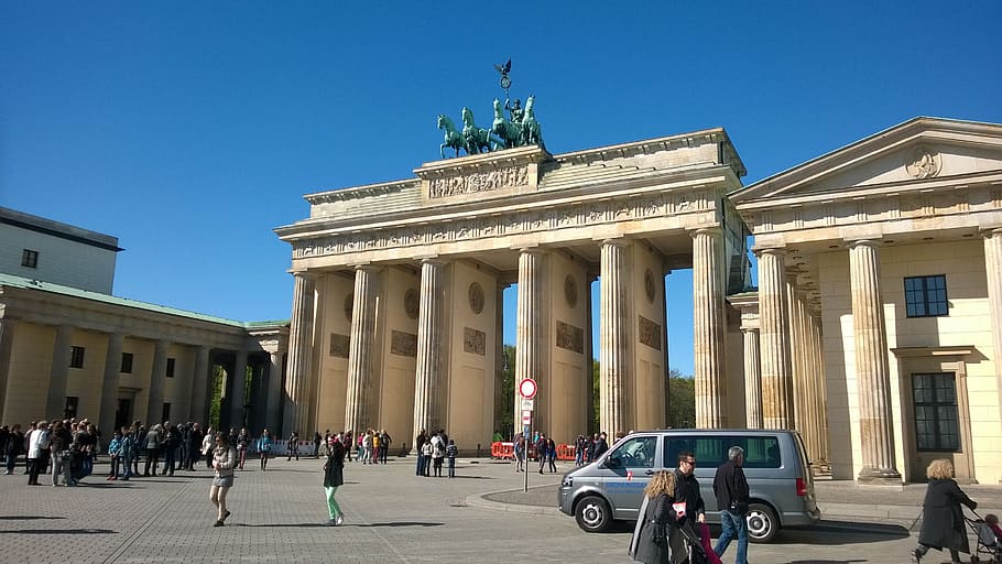 brandenburger tor, berlin, architecture, monument, germany, HD wallpaper