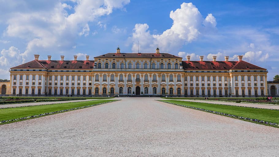 castle, royal, sky, architecture, cloud - sky, travel destinations HD wallpaper