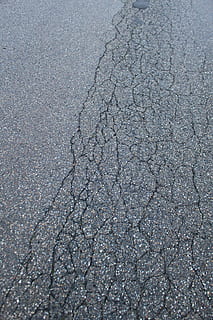 road, asphalt, structure, road damage, texture, transportation HD wallpaper