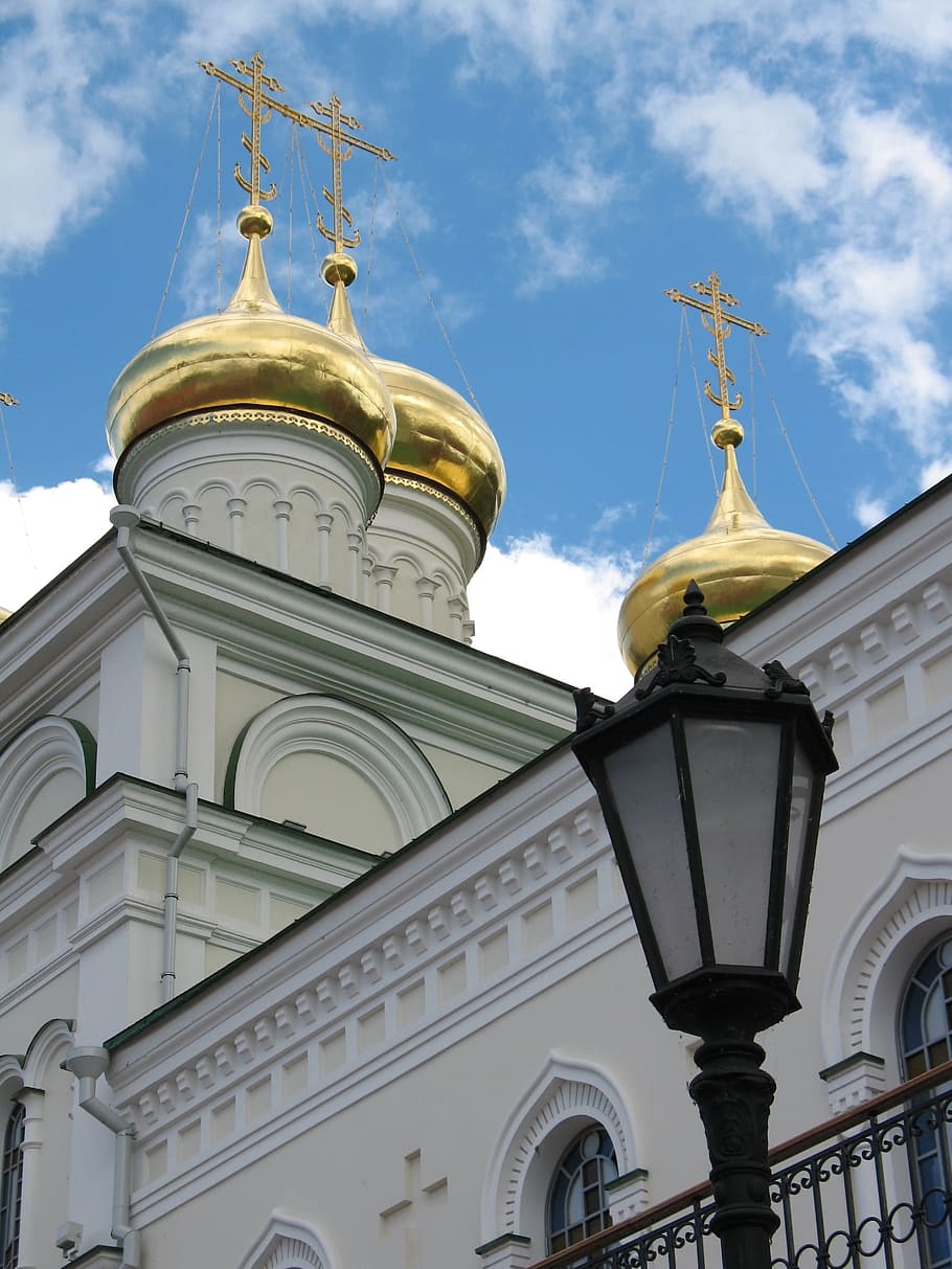 orthodoxy, light, sky, dome, built structure, architecture HD wallpaper