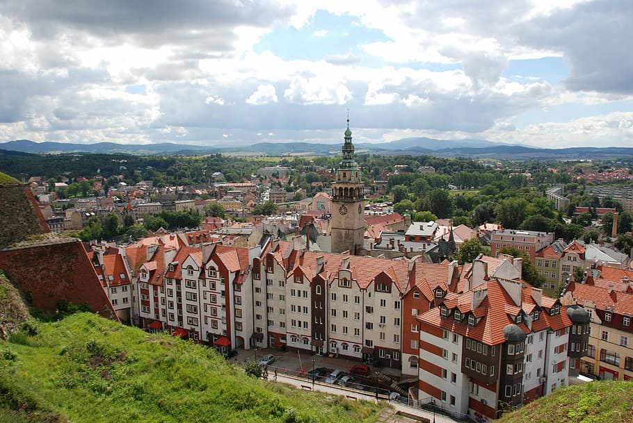 house, building, architecture, view, roof, landscape kłodzko HD wallpaper
