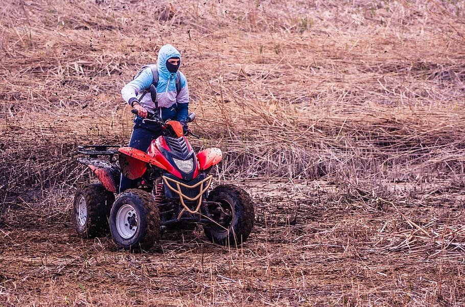 boy, fun, engines, sand, mud, transportation, land, field, real people HD wallpaper