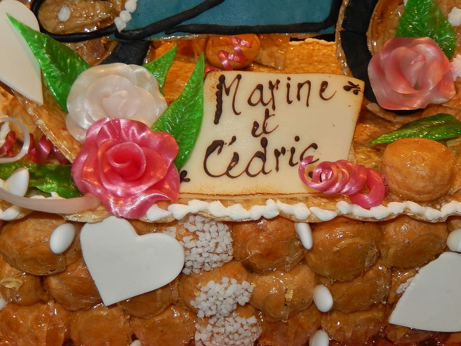 Cake, Wedding, Love, food and drink, text, cultures, no people HD wallpaper