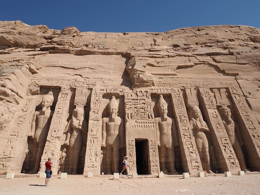 Temple of Luxor, abu simbel temple, egypt, ancient, tourism, travel destinations, HD wallpaper