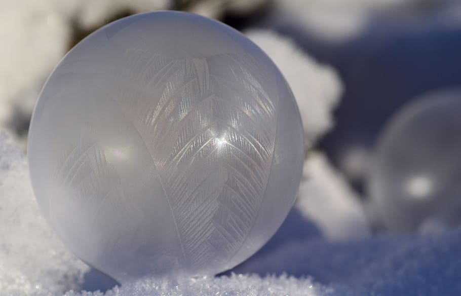 soap bubble, frosted, cold, structure, texture, eiskristalle HD wallpaper