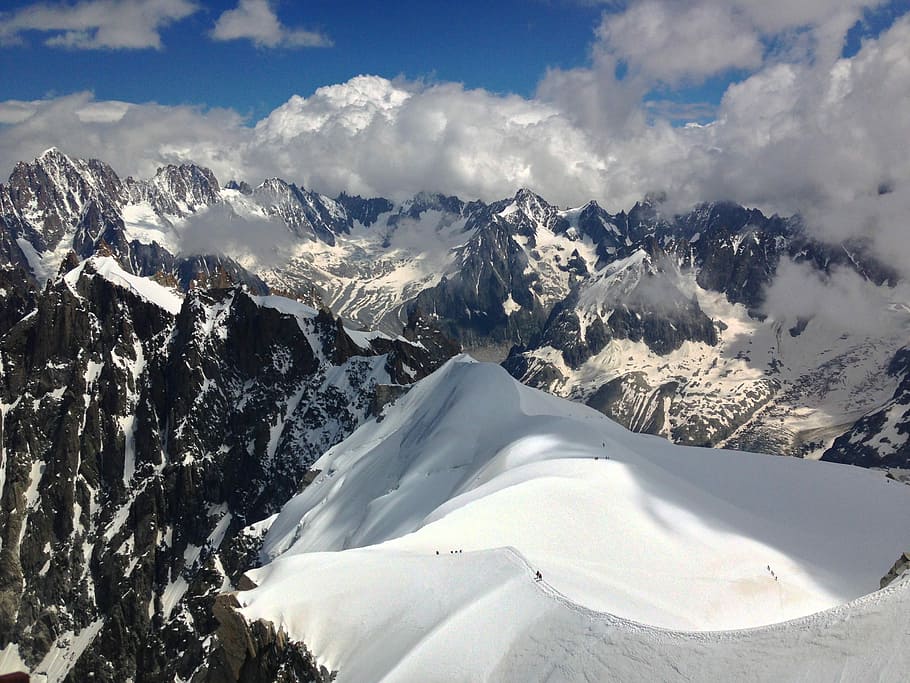 Mountain, Summit, Alpine, Clouds, Nature, snow, photographer HD wallpaper