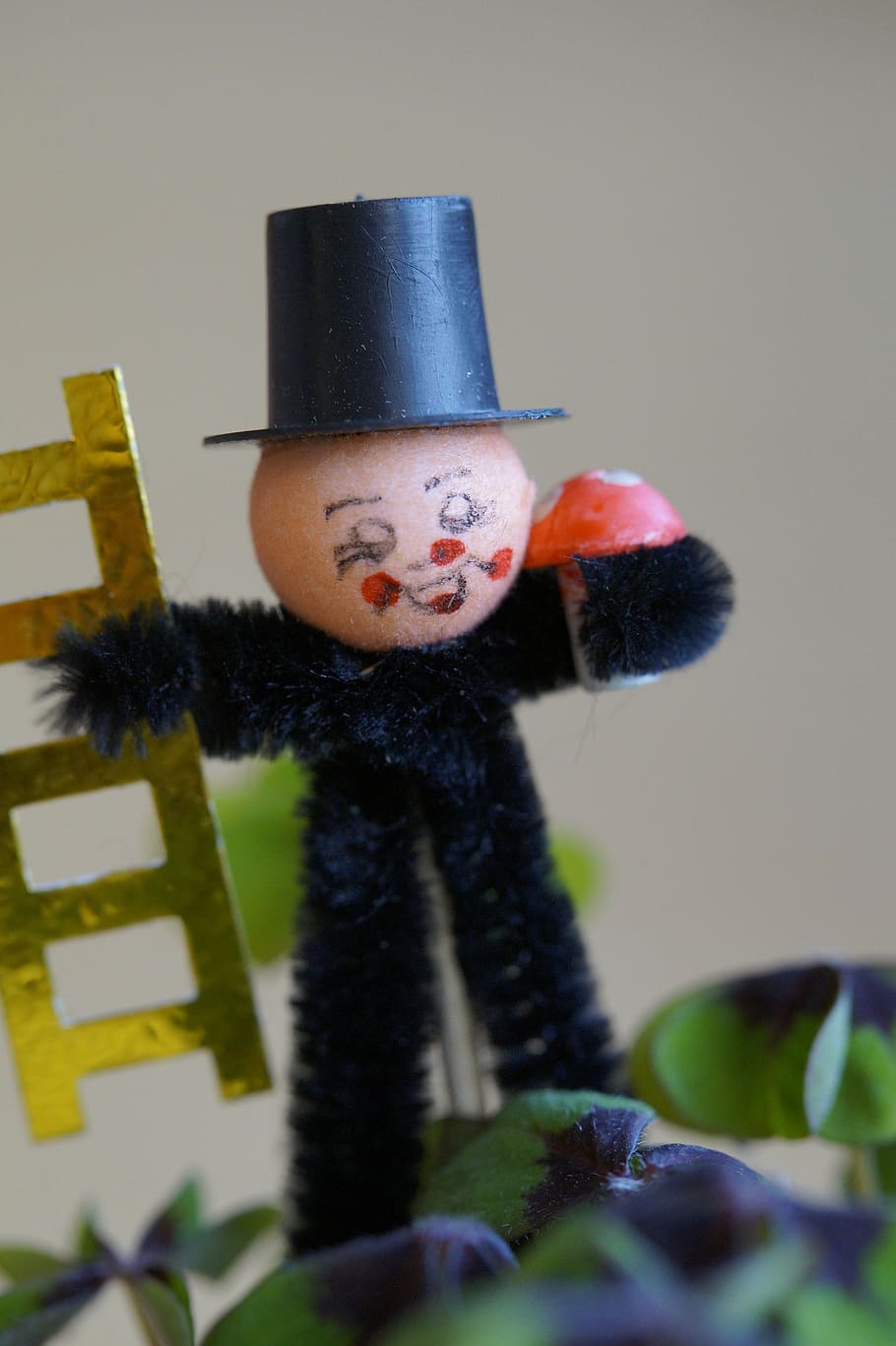 new year's eve, new year's day, lucky charm, chimney sweep, HD wallpaper