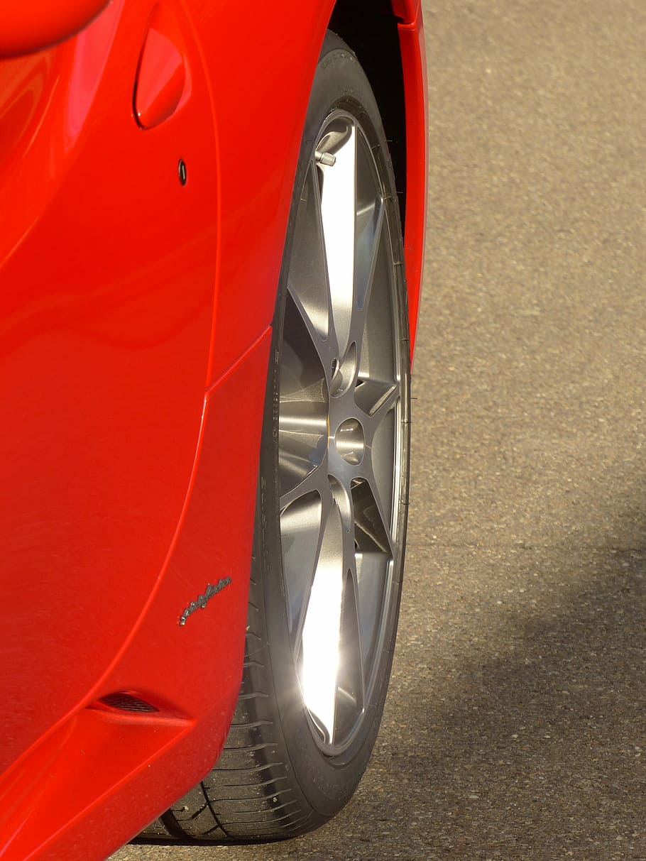 auto, red, ferrari, fast, sport, sports car, speed, expensive HD wallpaper