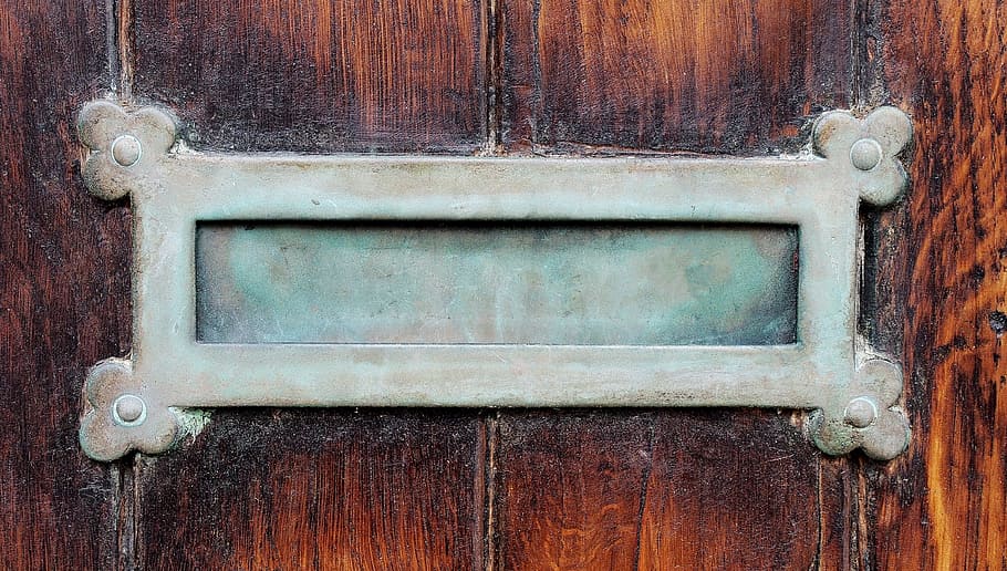 brown wooden board, Letterbox, Mail, Mailbox, post, delivery HD wallpaper