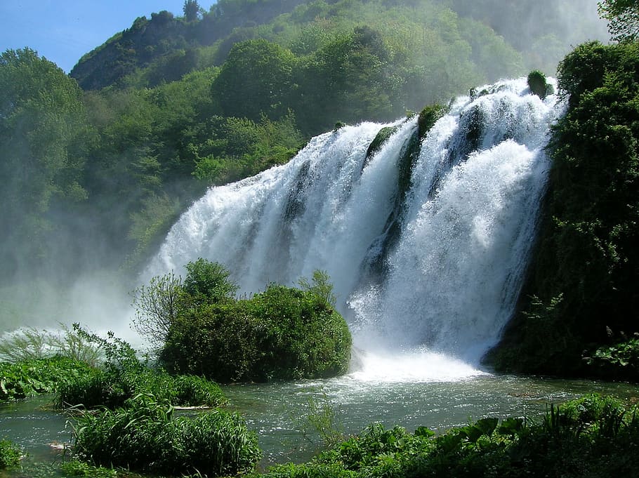 Cascata Delle Marmore, Marmore, waterfall, nature, river, scenics