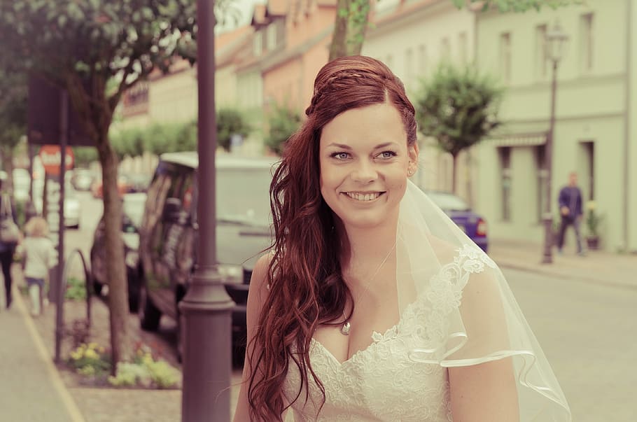 Bride, Wedding, Love, Marry, Woman, dress, marriage, wedding day HD wallpaper