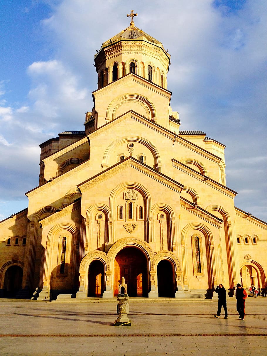 Tbilisi, Georgia, Orthodox, Cathedral, church, landmark, architecture HD wallpaper