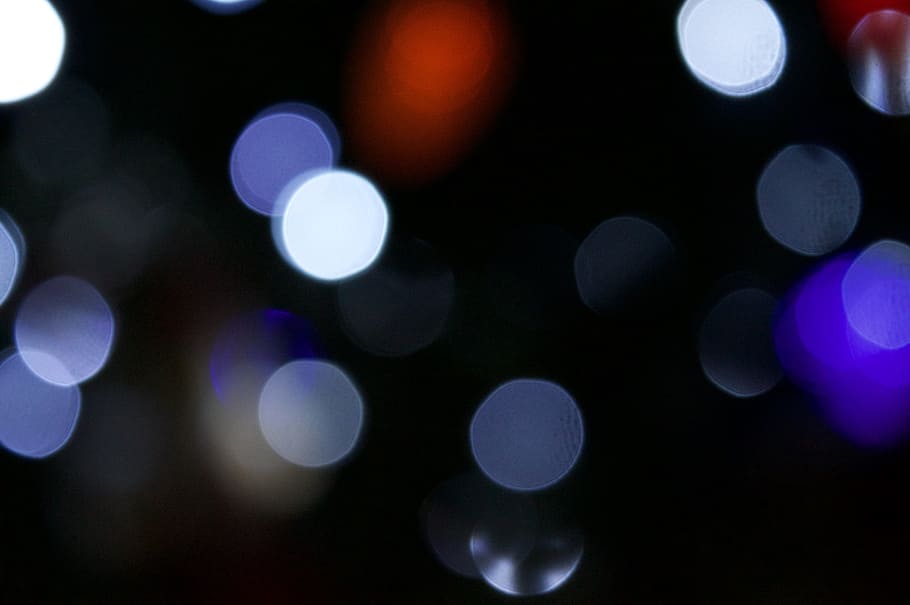 bokeh, abstract, background, blur, defocused, illuminated, circle HD wallpaper