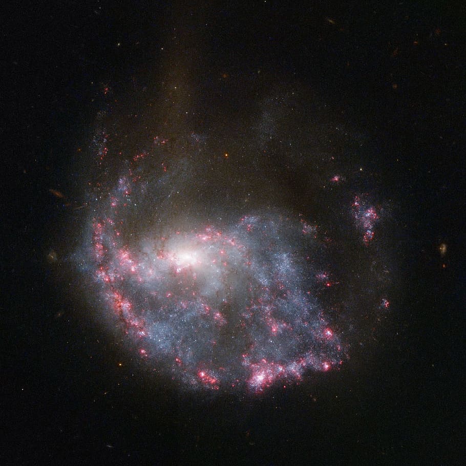 Galaxy photography, spiral, barred, ngc 922, cosmos, space HD wallpaper