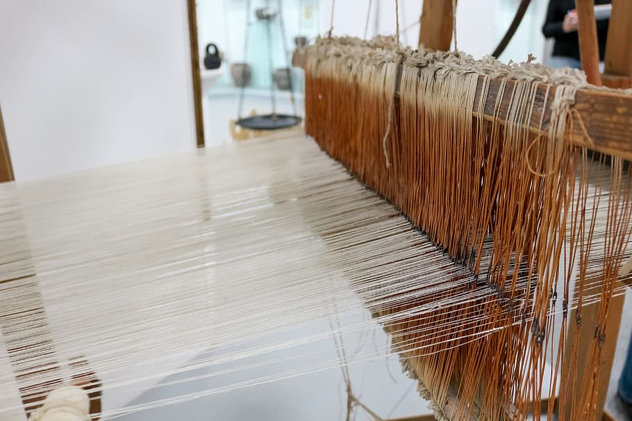weaving, machine, matter, wood, old, exhibit, russian, historical HD wallpaper