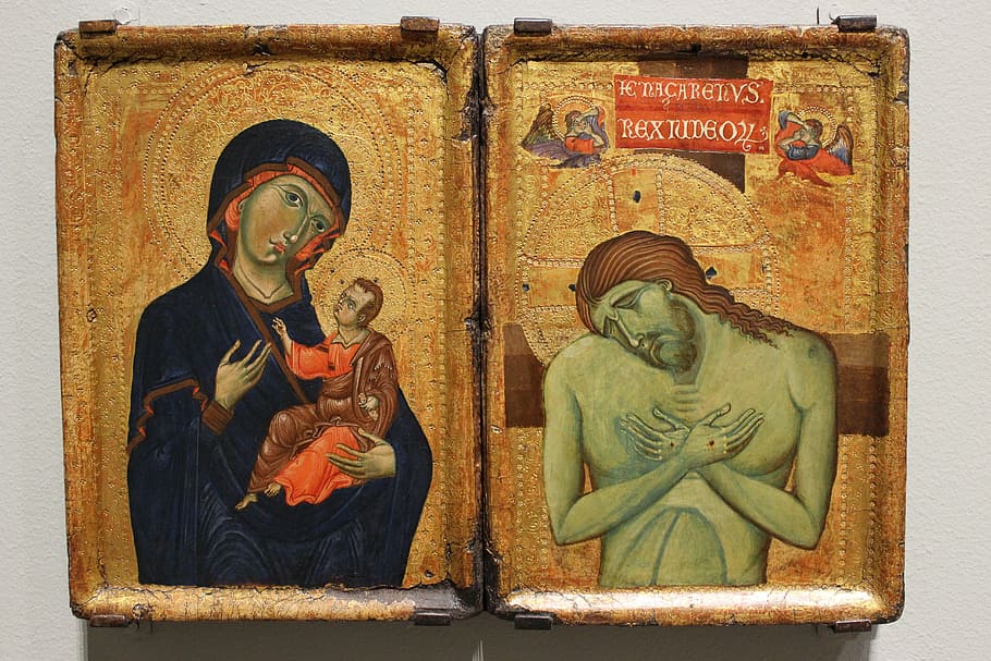 religious tablet decoration, christ, middle ages, art, icon, religion