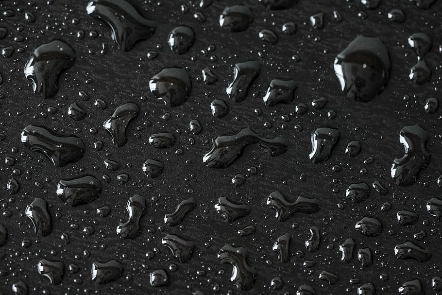 HD wallpaper: Black Water Drops Abstract Background Pattern #2, all black,  black and white | Wallpaper Flare