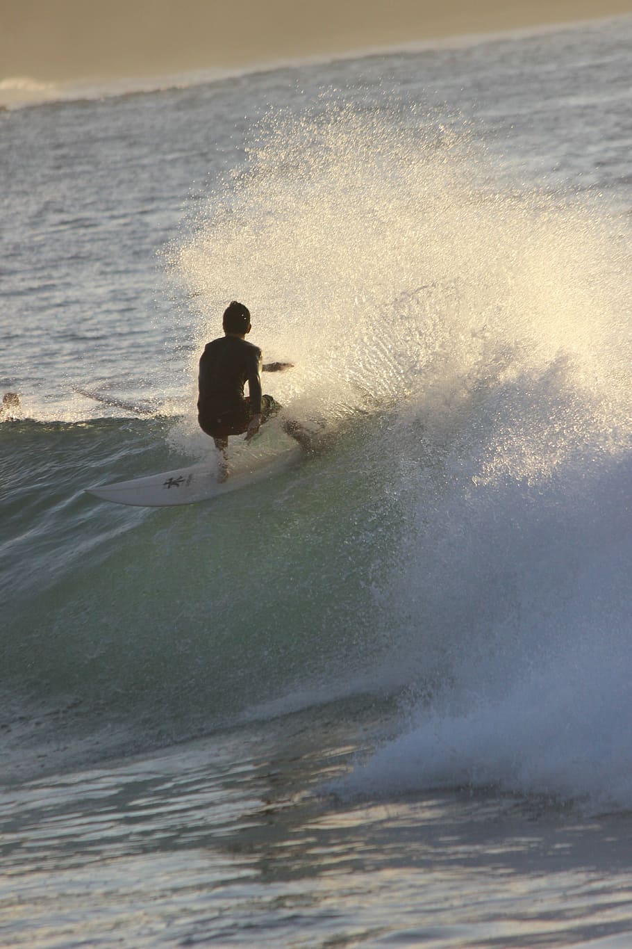 Surfing, Ocean, Spray, Hawaii, board, wave, surfer, surfboard HD wallpaper