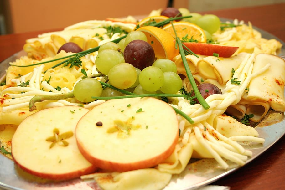 fruit, meal, plate, board, berries, food, sheet, katering, dinner HD wallpaper