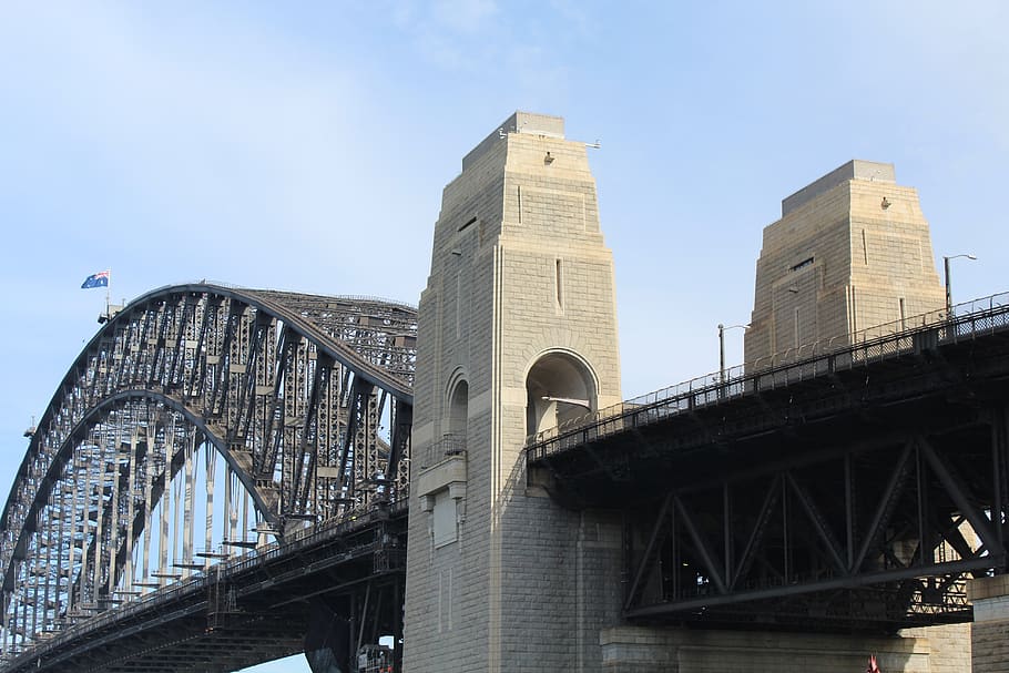 sydney, harbor, bridge, built structure, architecture, bridge - man made structure HD wallpaper