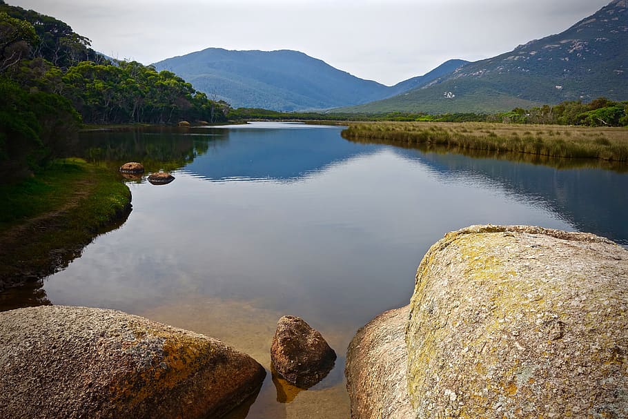 Tidal River, Wilsons Promontory, Stream, scenery, scenic, seascape HD wallpaper