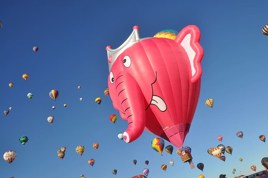 sky, balloon, air, fly, hot air balloon, fun, high, fire, blue HD wallpaper