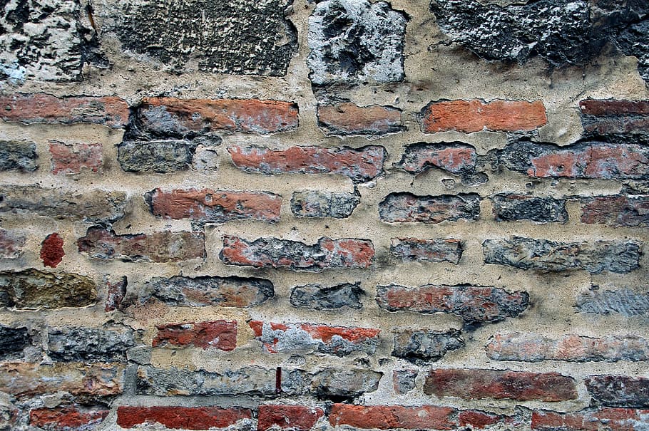 multicolored brick wall, architecture, gothic, masonry, stones HD wallpaper