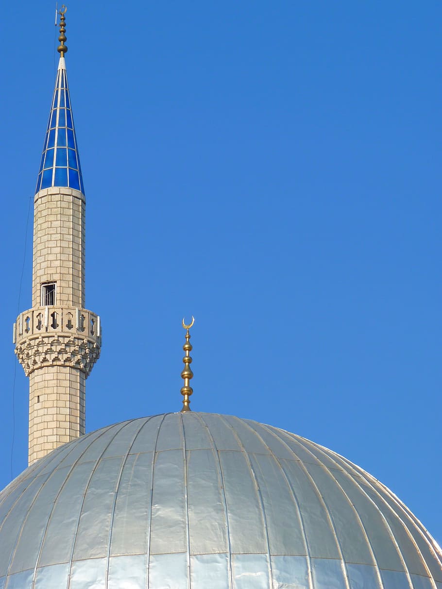 Mosque, Dome, Minaret, Building, religion, islam, architecture HD wallpaper