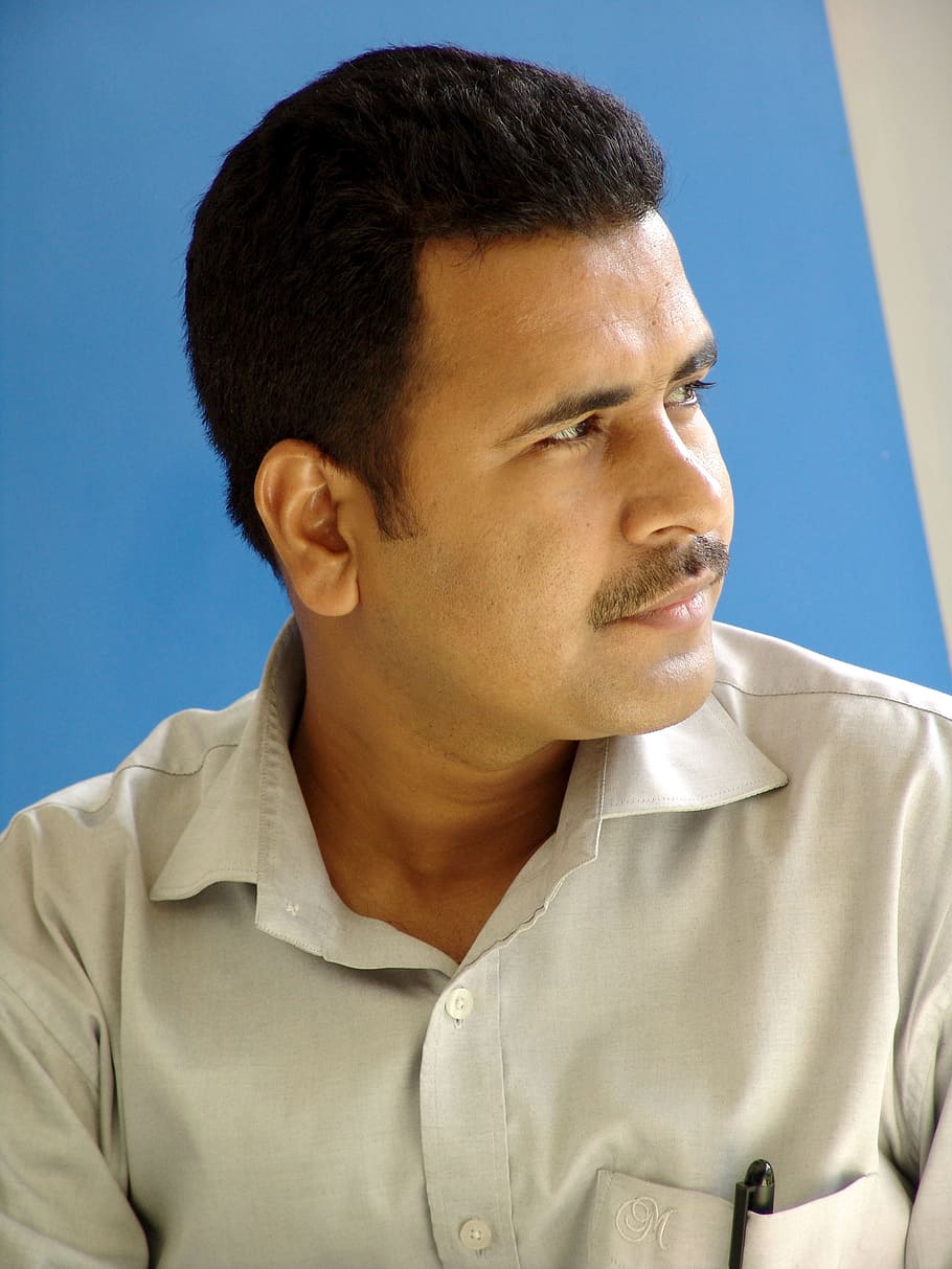 Outside, Man, Middle Age, look, blue, asian, bangladesh, template HD wallpaper