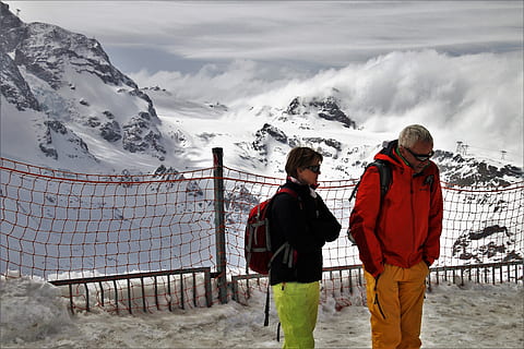 para, total, older, snow, winter, cold, the alps, at the court of HD wallpaper