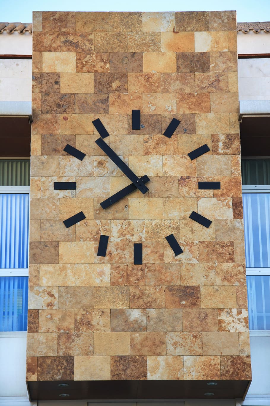 clock, time, murcia, architecture, built structure, no people HD wallpaper