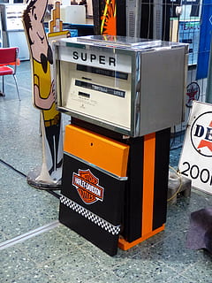 gas pump, petrol stations, oldtimer, fuel, refuel, machinery HD wallpaper