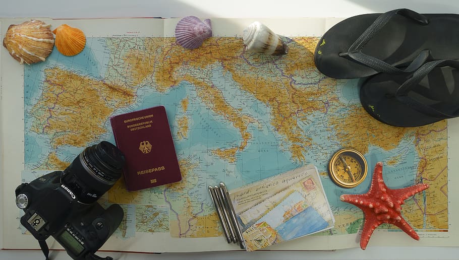 travel, preparation, map of europe, mediterranean, north africa, HD wallpaper