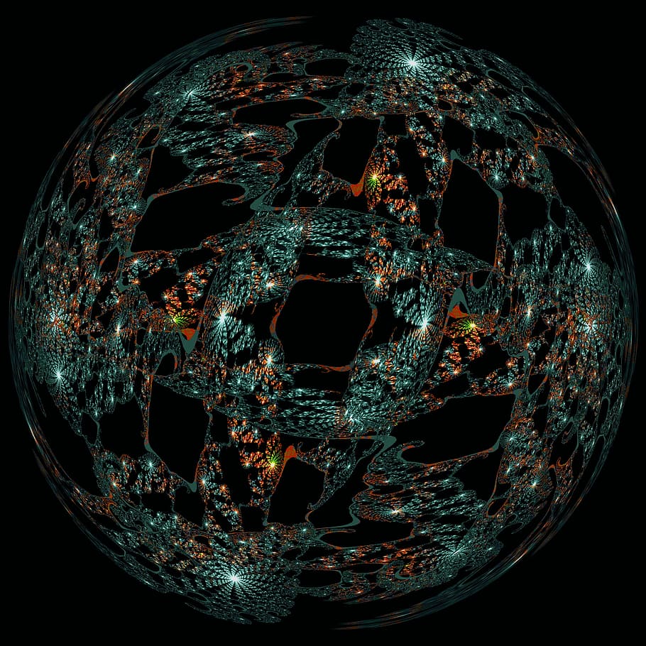 fractal, computer graphics, color, mysterisch, abstract, creative HD wallpaper