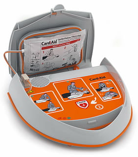 gray and orange CardAid medical kit with case, semi-automatic HD wallpaper