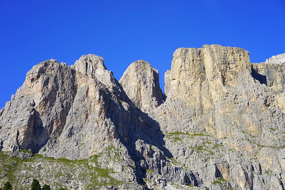 sellatuerme, piz ciavazes, mountains, dolomites, alpine, south tyrol, HD wallpaper