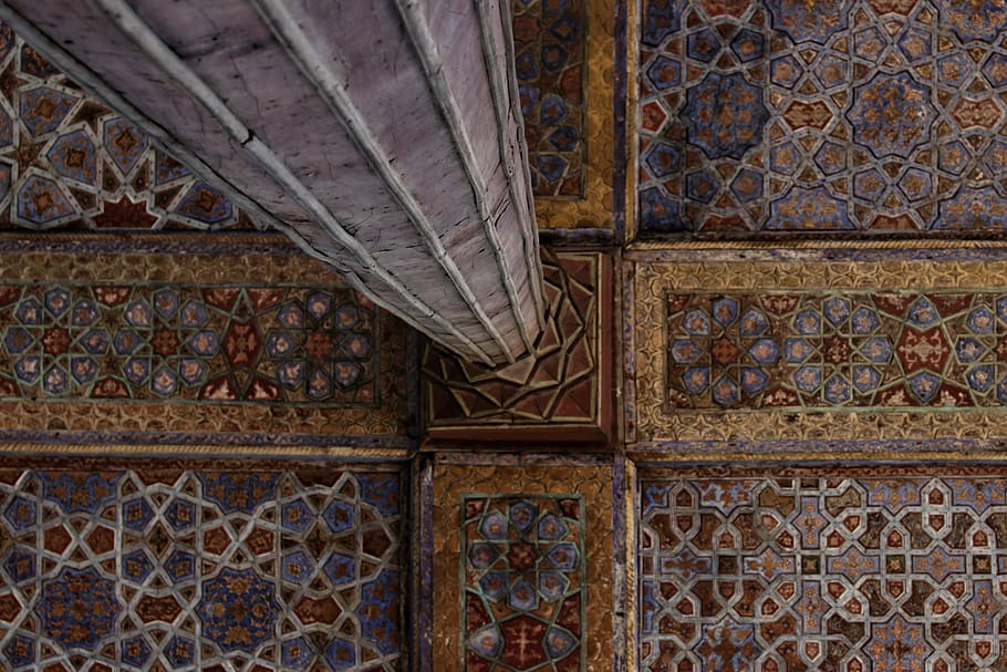 architecture, old, pattern, decoration, wallpaper, design, print HD wallpaper